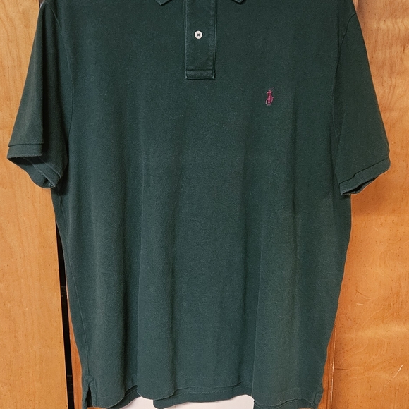 Ralph Lauren Dark Green Polo Shirt - Picture 1 of 3